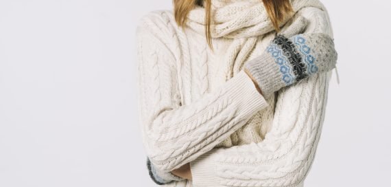crop-woman-feeling-cold